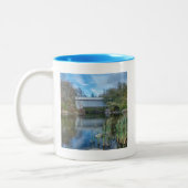 Milby Covered Bridge 2 Zweifarbige Tasse (Links)