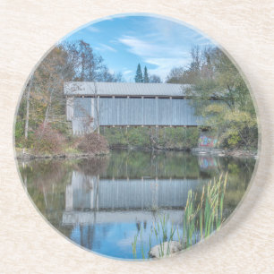 Milby Covered Bridge Getränkeuntersetzer