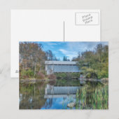 Milby Covered Bridge Postkarte (Vorne/Hinten)