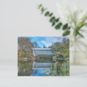Milby Covered Bridge Postkarte (Stehend Vorderseite)