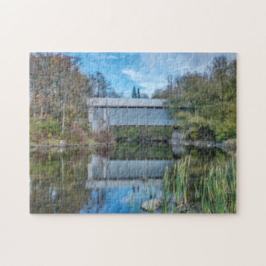 Milby Covered Bridge Puzzle (Horizontal)