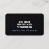 Milch aus Milchbetrieben Visitenkarte (Rückseite)