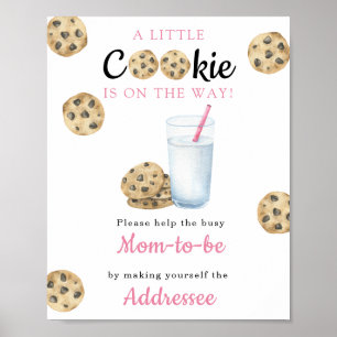 Milch-Baby-Party Geschenk für werdende Mutter Poster