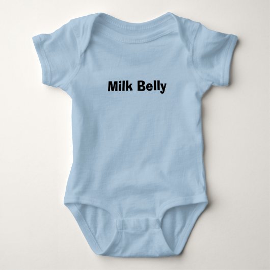 Milch-Bauch Baby Strampler (Vorderseite)
