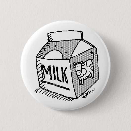 Milch Button (Vorderseite)