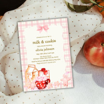 Milch & Cookie Gingham Winter Baby Dusche