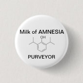 Milch der AMNESIE Button (Vorderseite)