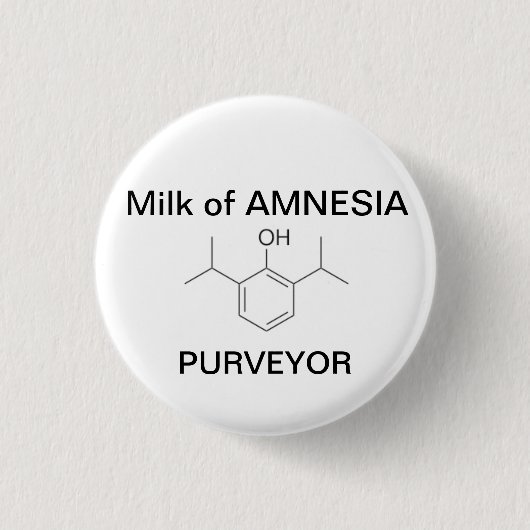Milch der AMNESIE Button (Vorderseite)