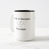 Milch des Amnesiehändlers Zweifarbige Tasse (Vorderseite Links)