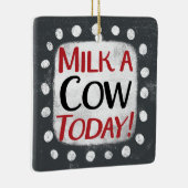 Milch eine Kuh heute Ornament (Rechts)