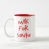 Milch für die Santa Tasse (Links)