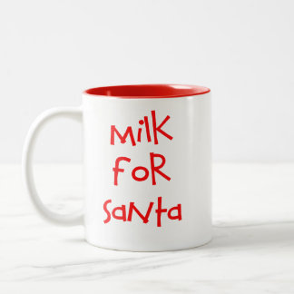 Milch für die Santa Tasse