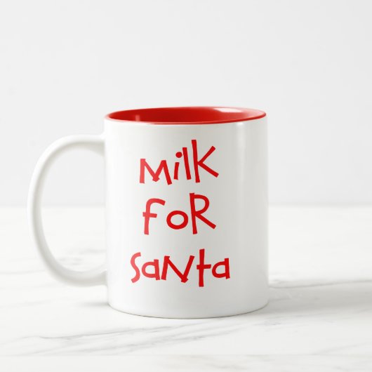 Milch für die Santa Tasse (Links)