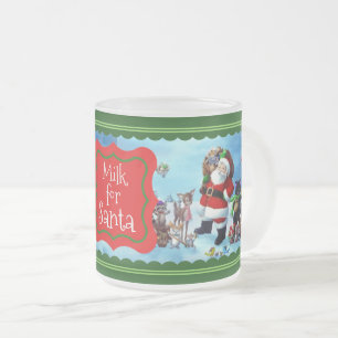 Milch für die Santa Tasse
