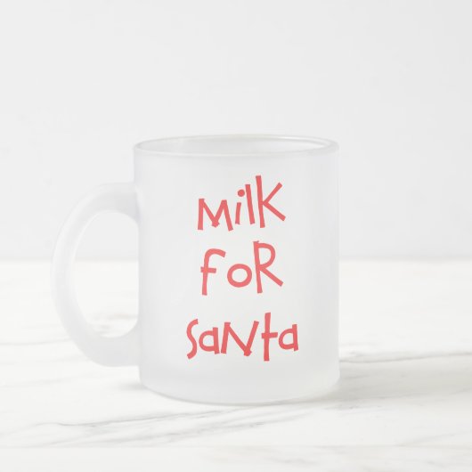 Milch für die Santa Tasse (Links)