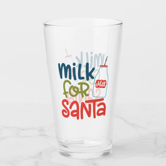 Milch für Santa Glas (Vorderseite)