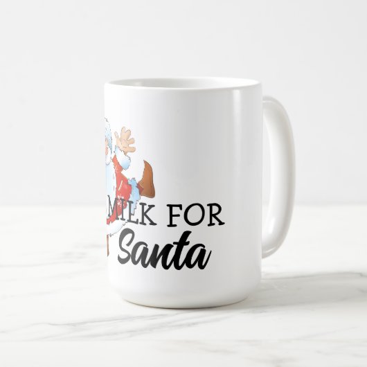 Milch für Santa Kaffeetasse (VorderseiteRechts)