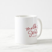 Milch für Santa Personalized Mug Kaffeetasse (VorderseiteRechts)