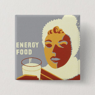 Milch für Wärme Button