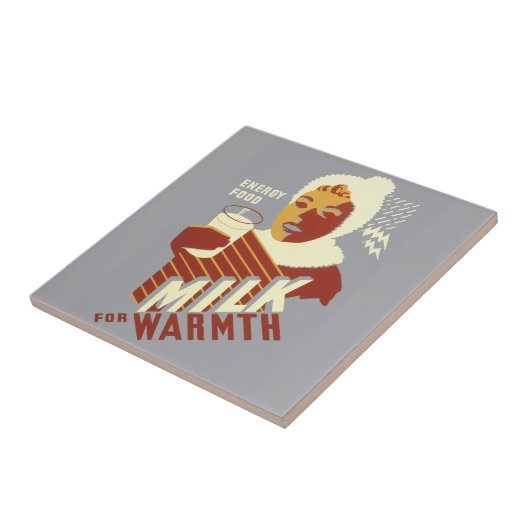 Milch für Wärme Fliese (Seite)