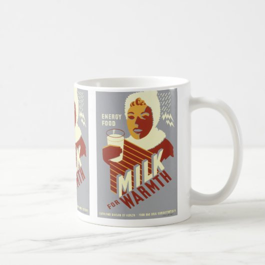 Milch für Wärme Kaffeetasse (Rechts)