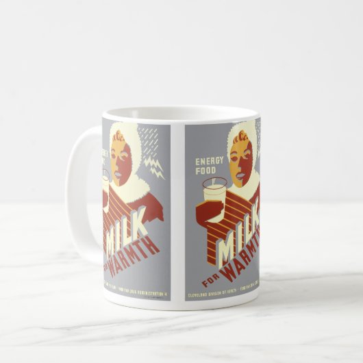 Milch für Wärme Kaffeetasse (Vorderseite Links)