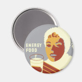 Milch für Wärme Magnet (Vorderseite/Rückseite)