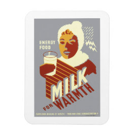 Milch für Wärme Magnet