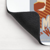 Milch für Wärme Mousepad (Ecke)