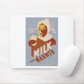 Milch für Wärme Mousepad (Mit Mouse)