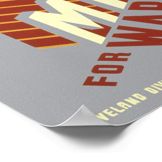 Milch für Wärme Poster (Ecke)