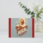 Milch für Wärme Postkarte (Stehend Vorderseite)