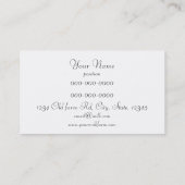 Milch-Geschäftskartenschablone des frischen Visitenkarte (Rückseite)