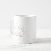 Milch Guter Tag Neutral Minimal Tasse (Vorderseite Links)