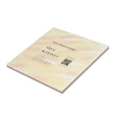 Milch Honigsoy-Kerzen-Geschäft hinzufügen q r Code Fliese (Seite)