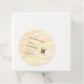 Milch Honigsoy-Kerzen-Geschäft hinzufügen q r Code Geschenkanhänger (Beispiel)
