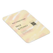 Milch Honigsoy-Kerzen-Geschäft hinzufügen q r Code Magnet (Rechte Seite)