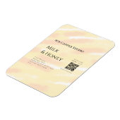 Milch Honigsoy-Kerzen-Geschäft hinzufügen q r Code Magnet (Linke Seite)