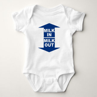 Milch in Milk Out Baby Bodyshirt Baby Strampler