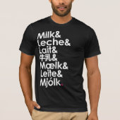 Milch ist unsere Liebe T-Shirt (Vorderseite)