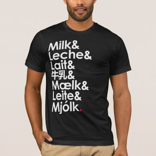 Milch ist unsere Liebe T-Shirt (Vorderseite)