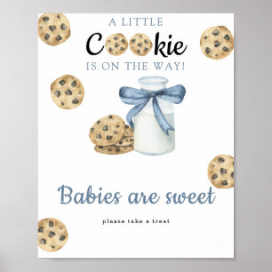 Milch & Kekse Babydusche Babies sind süß Poster