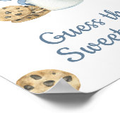 Milch & Kekse Babydusche Raten Sie das süße Chaos Poster (Ecke)