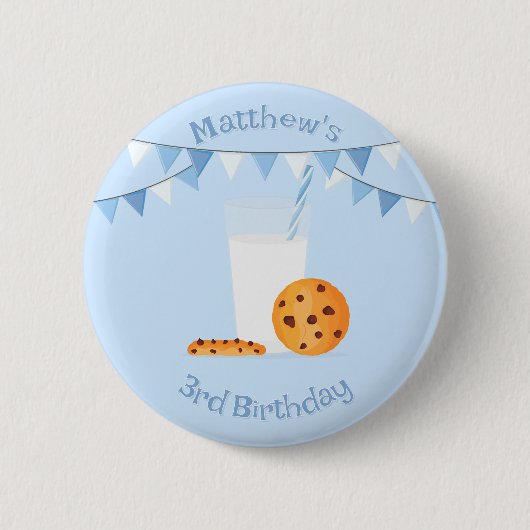 Milch & Kekse Button (Vorderseite)