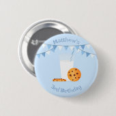 Milch & Kekse Button (Vorne & Hinten)