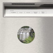 Milch-Krüge am Stogumber-Bahnhof, Somerset, Verein Magnet (In Situ (Geschirrspüler))