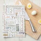 Milch Küchentuch (Viertel Falte)