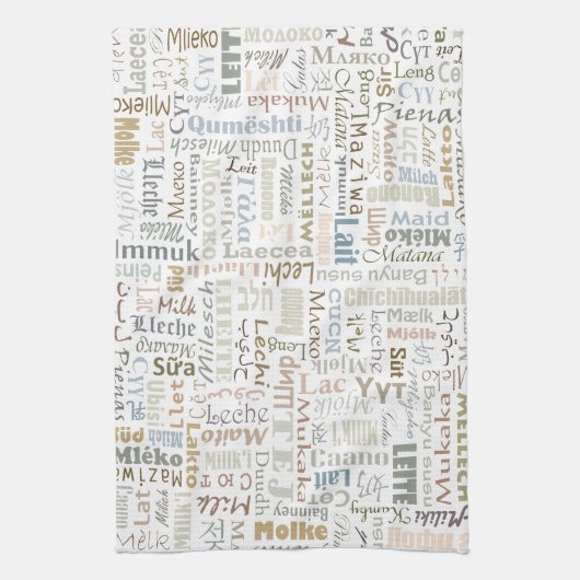 Milch Küchentuch (Vertikal)