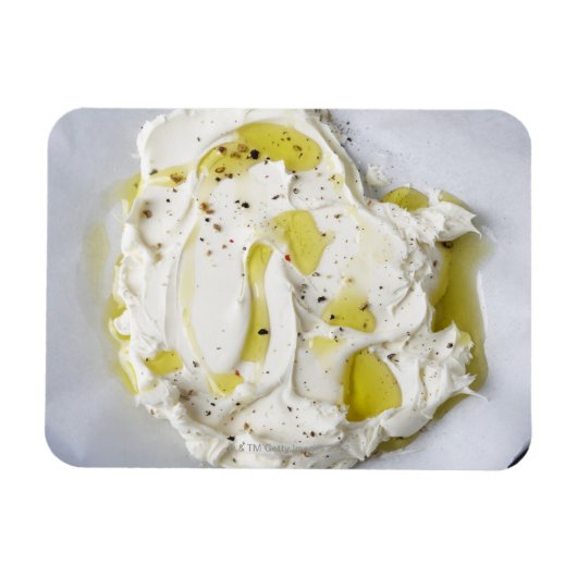 Milch, Lebensmittel, Getränke, Mascarpone, Käse Magnet (Horizontal)