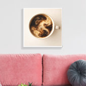 Milch mit Kaffee Leinwanddruck (Insitu (Wohnzimmer))